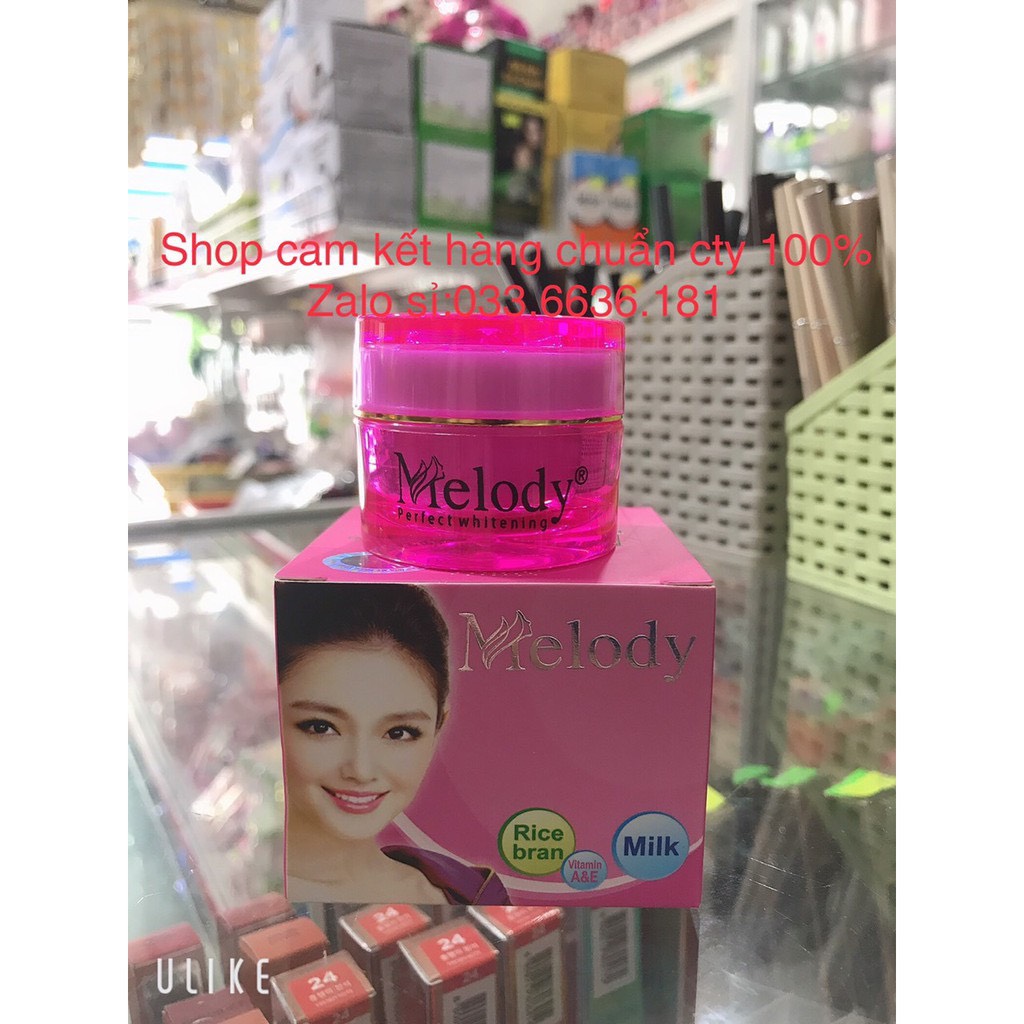 [chuẩn hãng -giá sỉ] kem MELODY dưỡng trắng da chống nắng,bảo vệ da hủ 8g