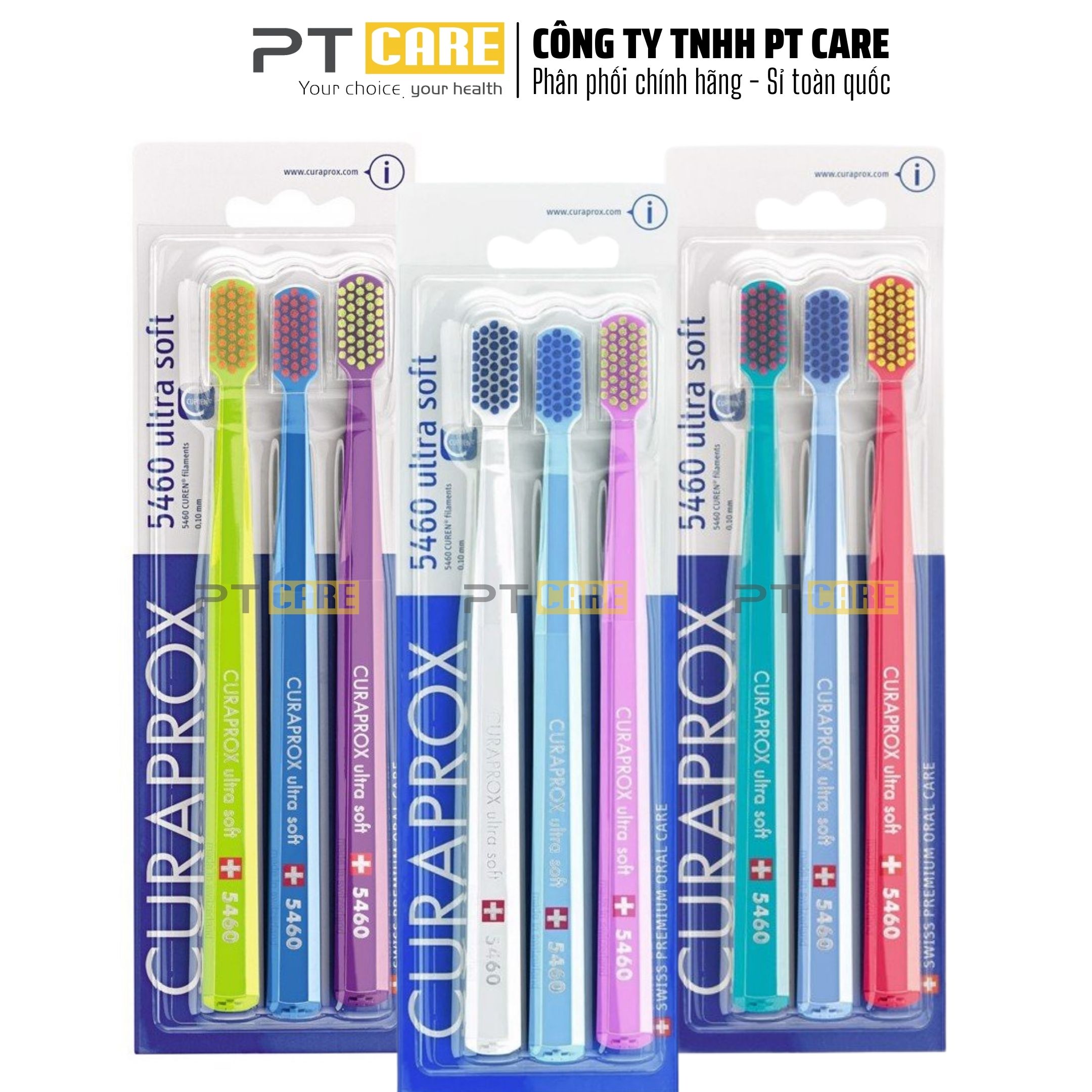 PT CARE | Bộ Ba Bàn Chải Răng CS 5460 Ultra Soft
