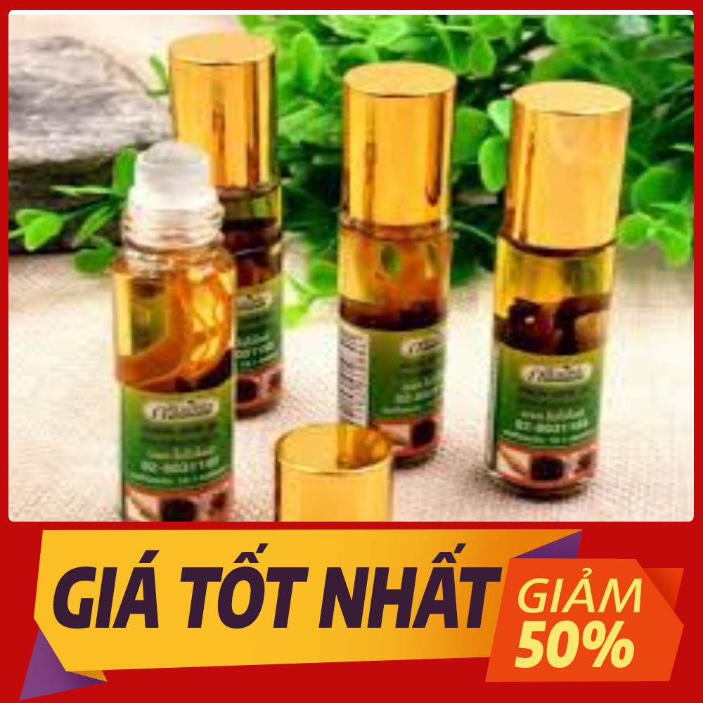 1 chai lăn dầu nóng sâm thảo dược thái lan