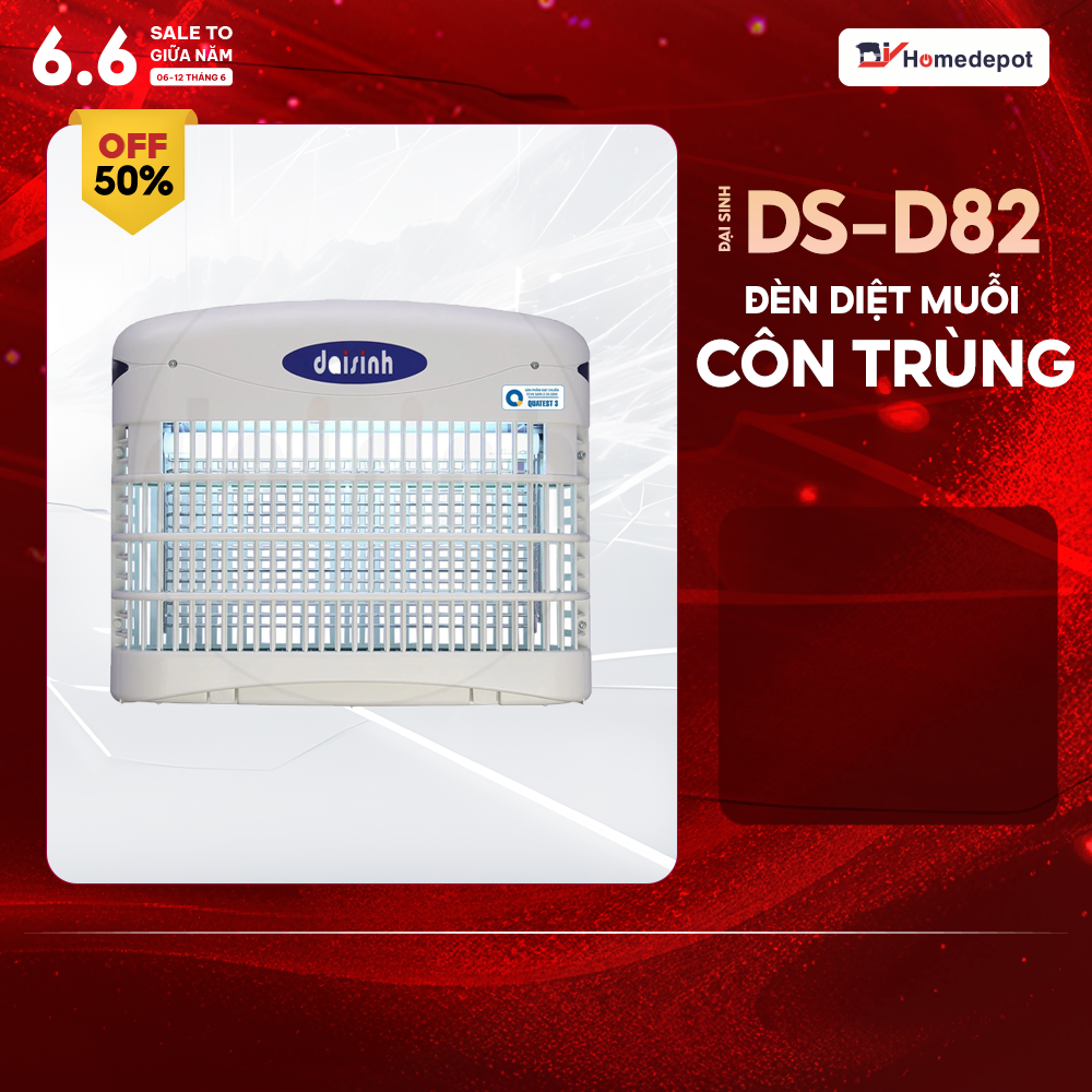 Đèn diệt côn trùng Đại Sinh DS-D82