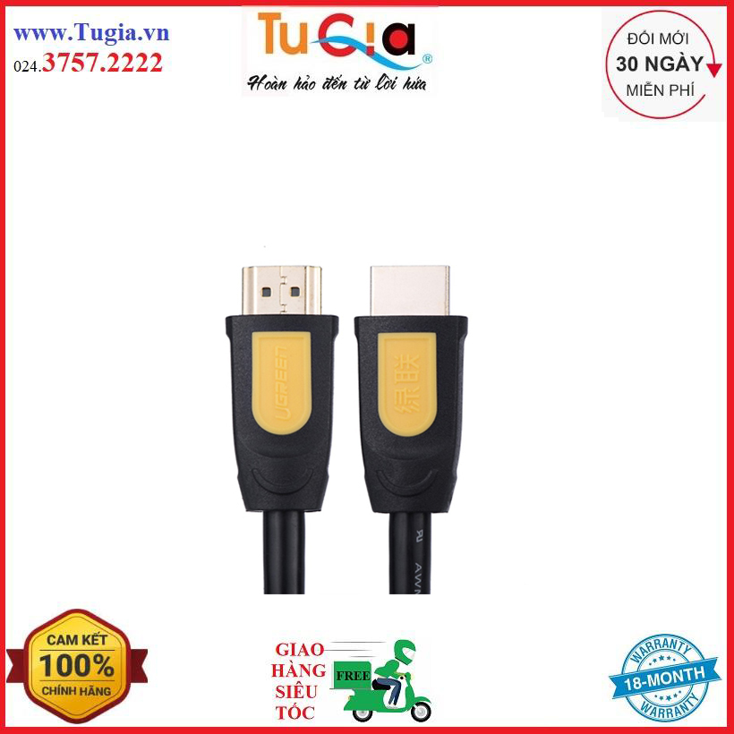 Cáp hdmi 15m hỗ trợ 3d full hd 4kx2k chính hãng ugreen 11106 cao cấp
