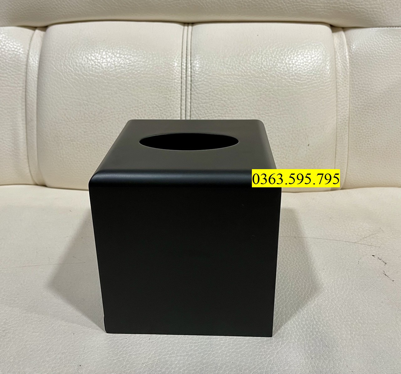 Hộp khăn giấy gỗ sơn đen, Hộp khăn giấy gỗ, Hộp khăn giấy màu đen, Hộp khăn giấy cao cấp