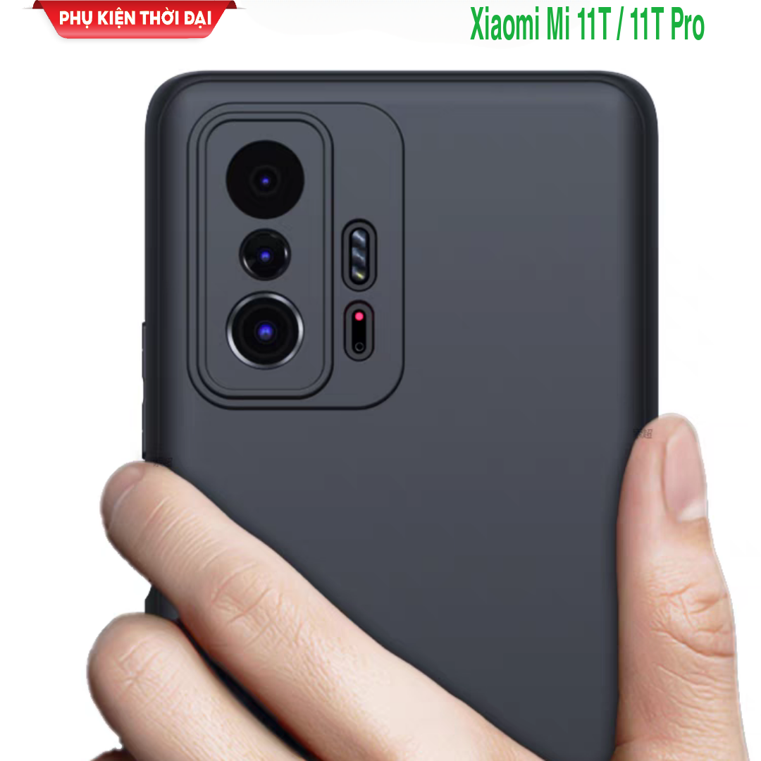 Ốp lưng Xiaomi Mi 11T 11T Pro dẻo màu siêu mỏng ôm máy bảo vệ camera