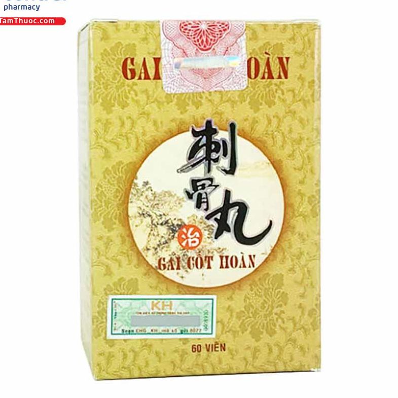 Gai cốt hoàn lọ 60 viên hộp giấy/ gan cot hoan