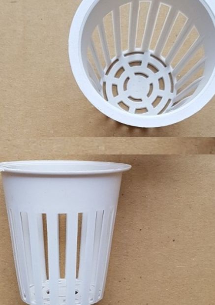 Rọ trồng cây thủy canh vừa lỗ phi 70 65 55 Phù hợp làm rọ trồng thủy canh cho rau ăn lá, ươm cây con, cây giống
