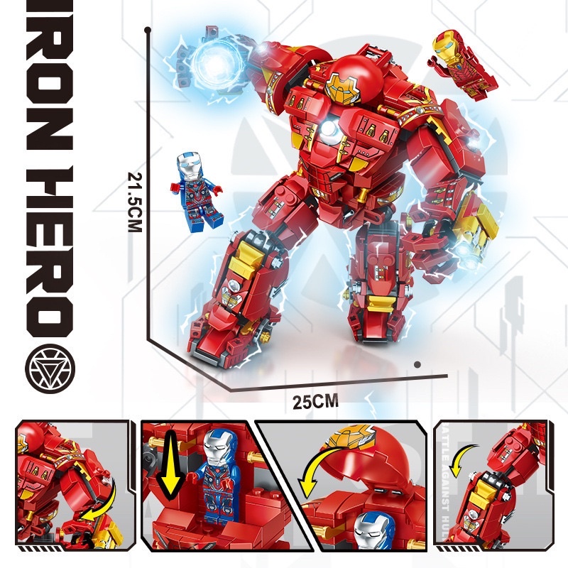 Bộ Xếp Hình Lego Hulkbuster Iron man
