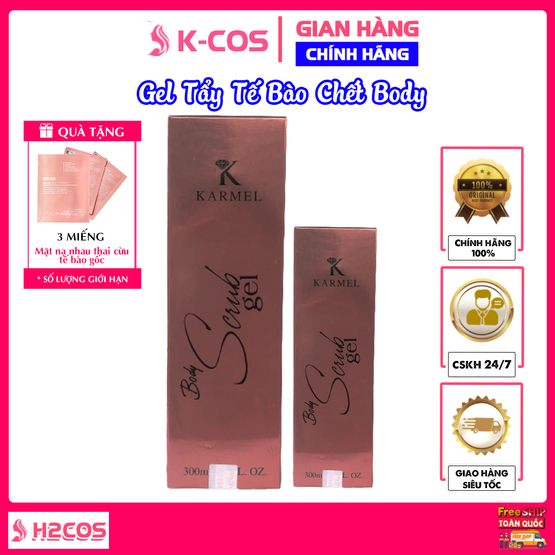 Tẩy da chết body K-cos - Tẩy sạch tế báo chết, tẩy da chết, dưỡng da trắng sáng