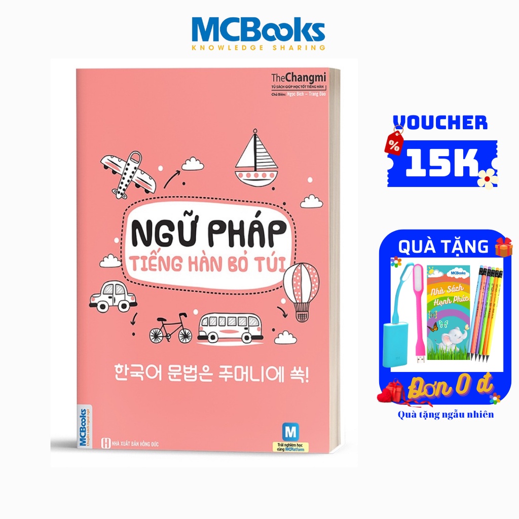 Sách - ngữ pháp tiếng hàn bỏ túi giải thích chi tiết