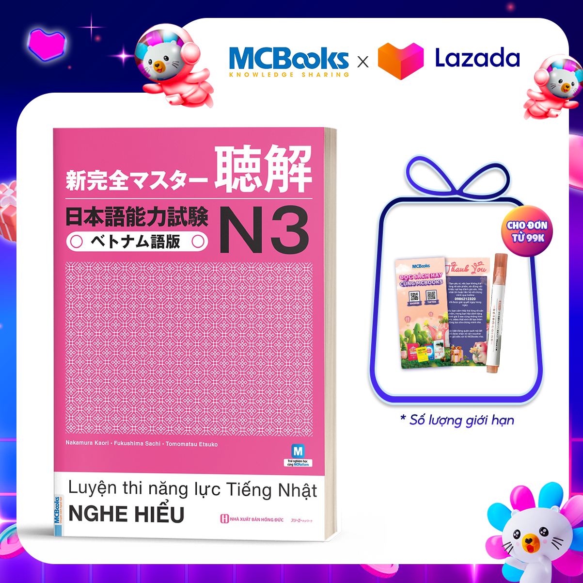Luyện Thi Năng Lực Tiếng Nhật Nghe Hiểu N3 - Học Kèm App Online