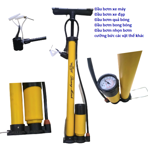 (BẢO HÀNH) Bình bơm xe đạp, ống bơm xe đạp xe máy, bơm bóng đá bơm bong bóng bơm đa năng gon gàng bền bỉ