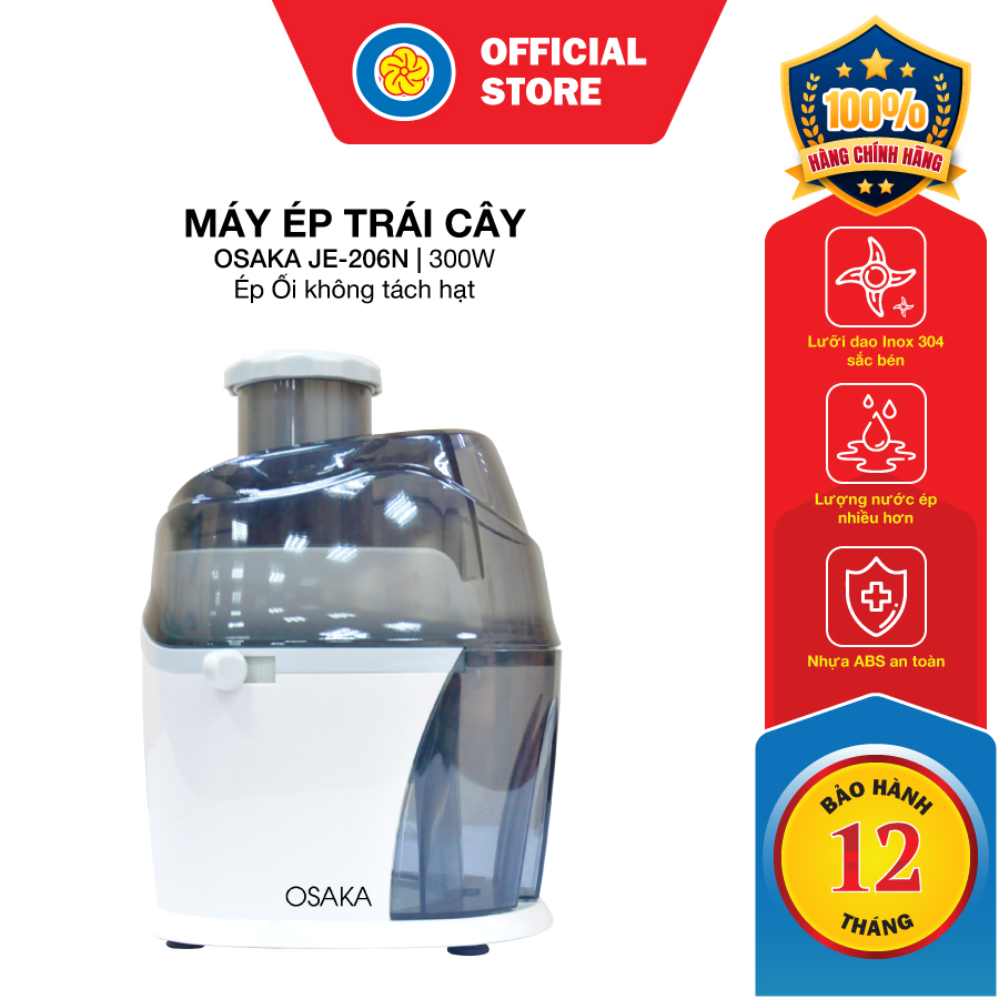 Máy ép trái cây osaka je206n ép ổi không tách hạt - hàng chính hãng