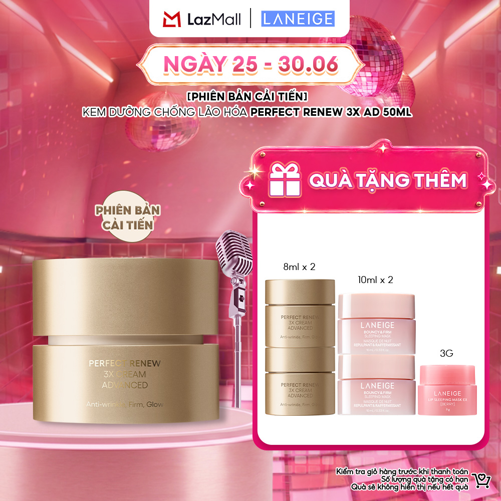 Kem Dưỡng Chống Lão Hóa và Săn Chắc Da Laneige Perfect Renew 3X Cream 50ML