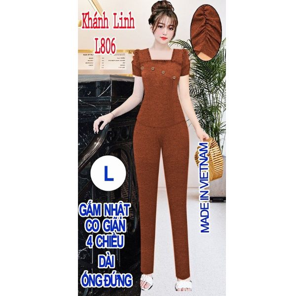 Đồ bộ nữ, nguyên bộ ống đứng