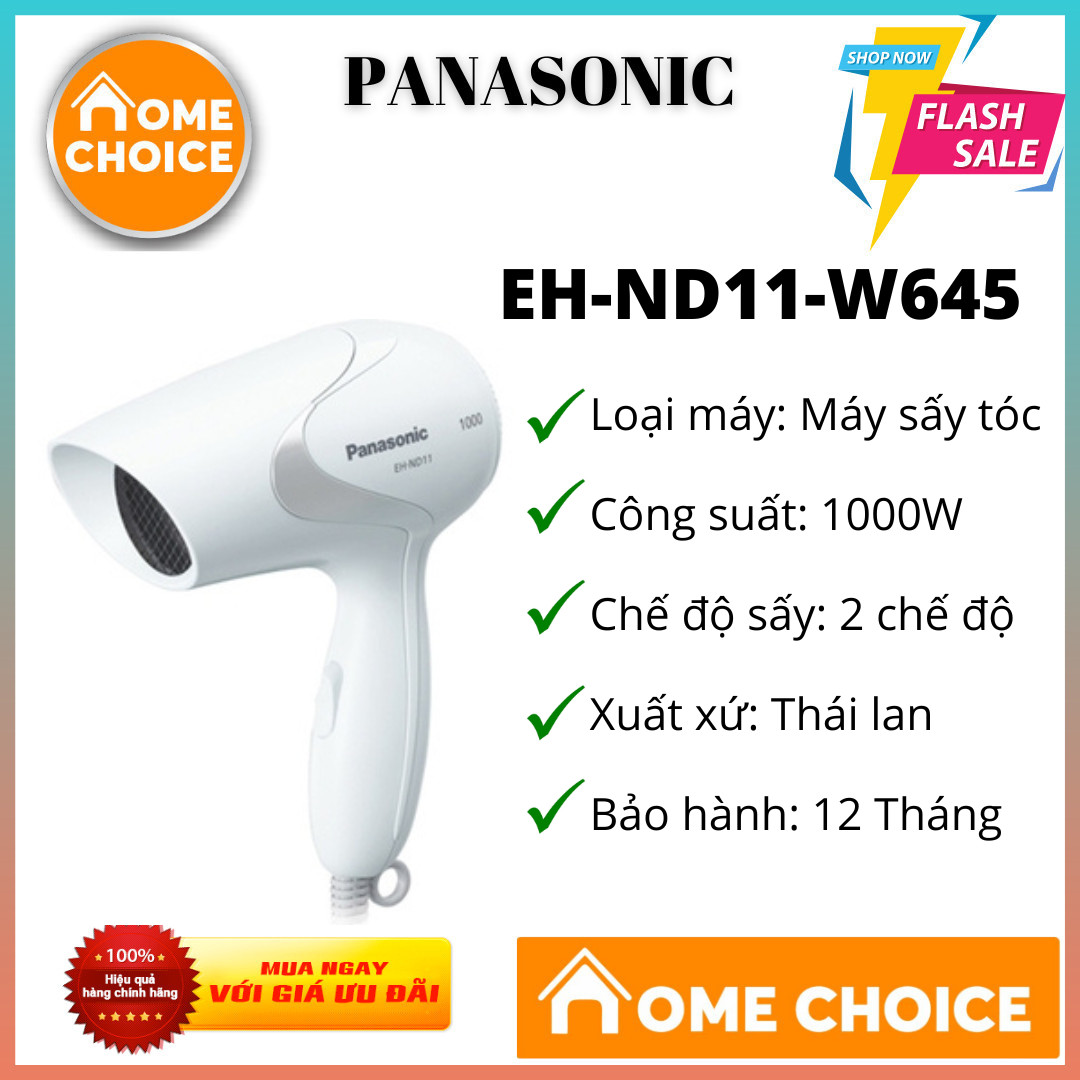 Máy sấy tóc panasonic nd11-a645 xanh dương/ eh-nd11-w645 trắng