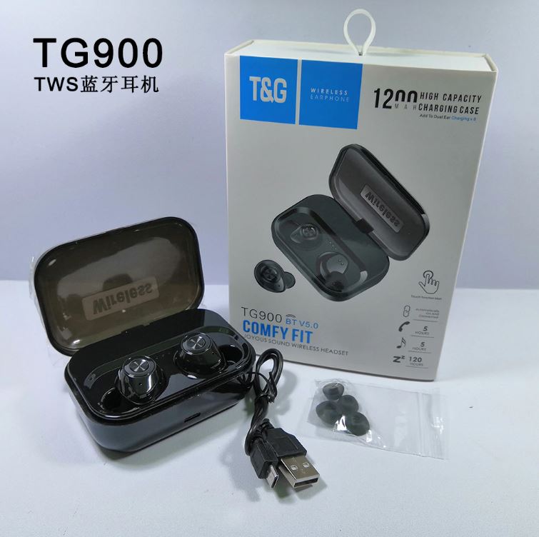 Tg 900 tws thật bluetooth 5.0 tai nghe chụp tai bass không dây tai nghe nhét tai thể thao tai nghe ipx5 chống nước tai nghe nhét tai