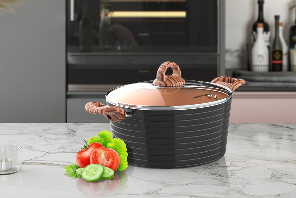 Nồi ceramic đáy từ sunhouse shg2024mca