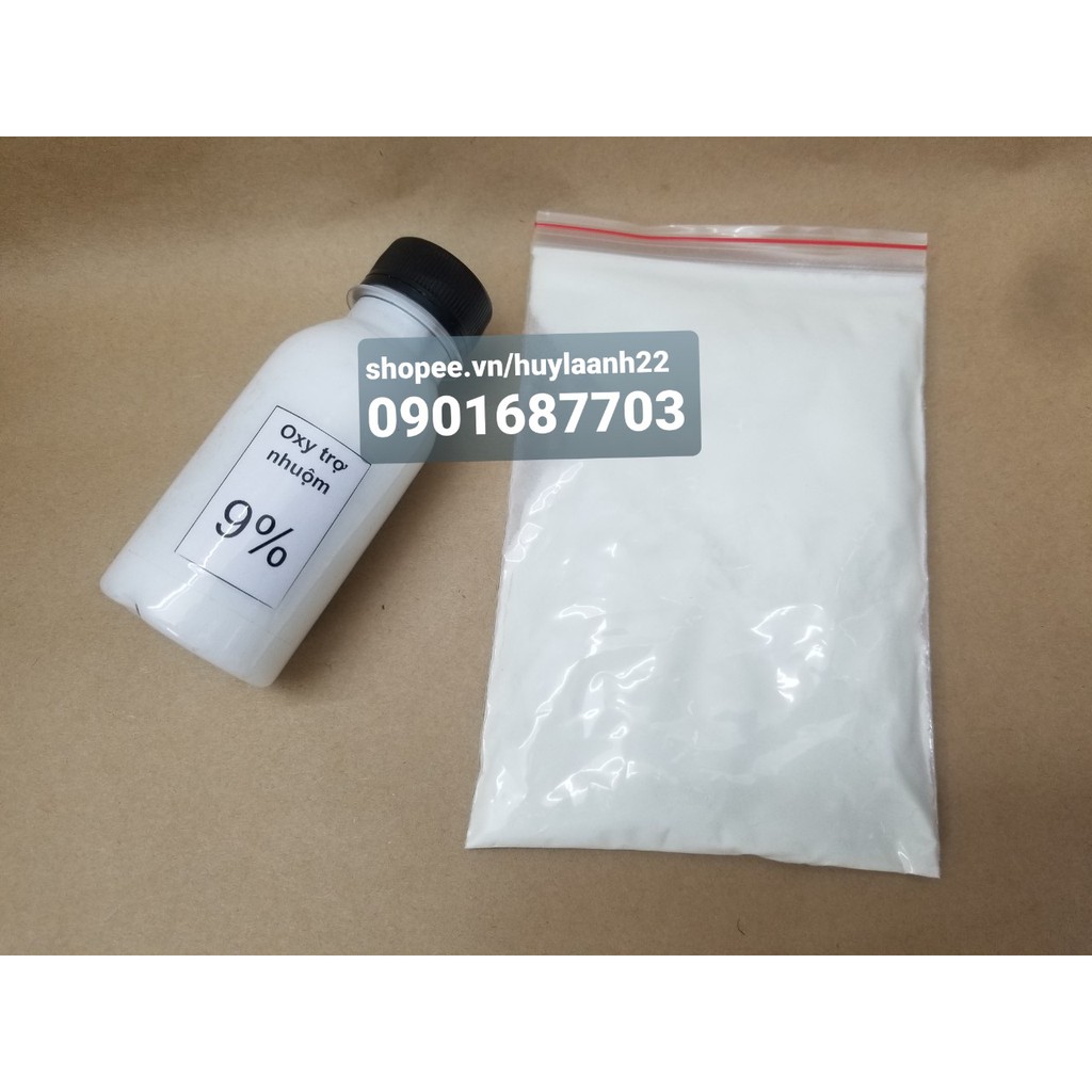 Bột tẩy tóc, bột nâng sáng colLagen cao cấp 100GR az008 + tặng nón trùm ủ tóc