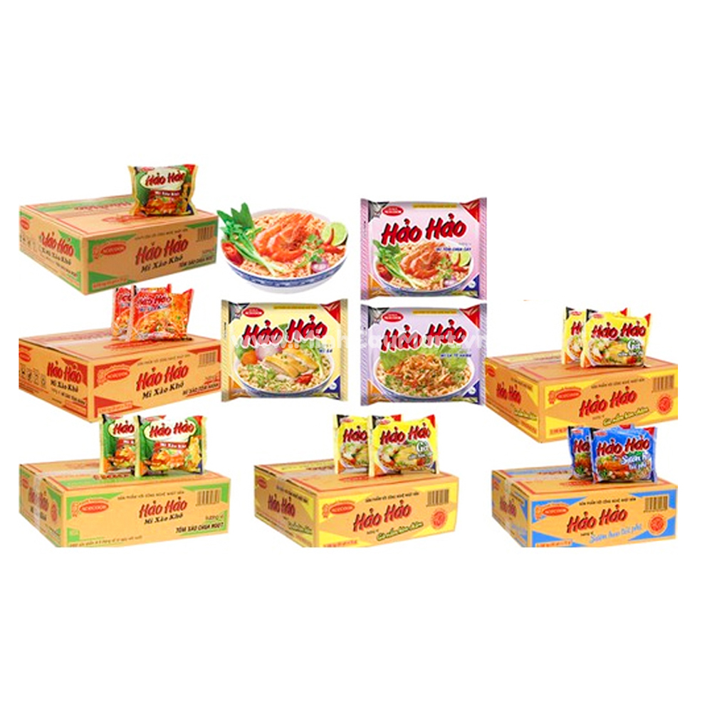1 thùng mì hảo hảo tôm chua cay 30 gói x 75g