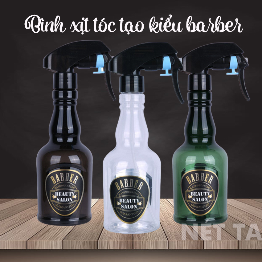Bình xịt tóc chuyên dụng cho tiệm tóc, barber shop 250ml tiện lợi - giao màu ngẫu nhiên