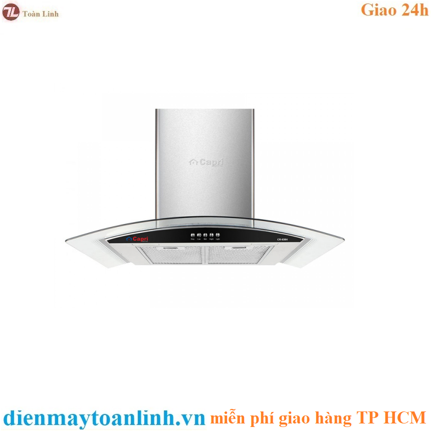 Máy hút mùi hiện đại Capri CR-638H- Chính Hãng