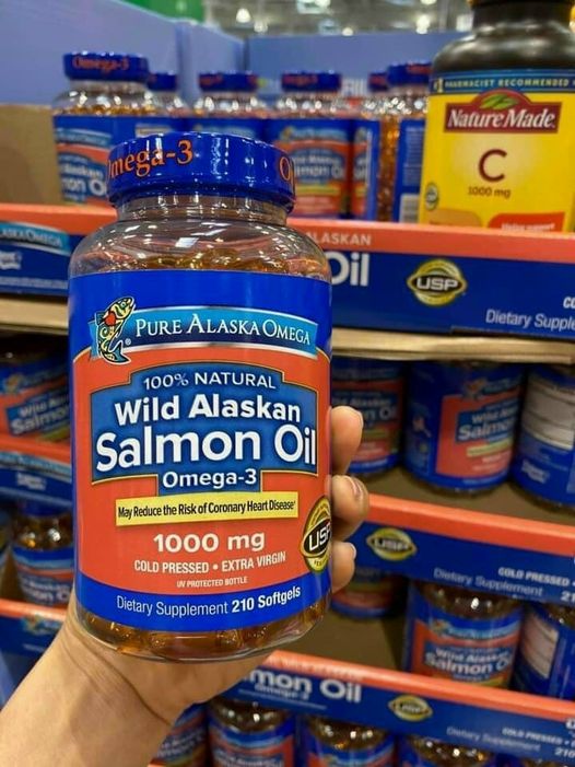[HCM]Dầu cá hồi wild Alaskan Salmon Oil lọ 210v