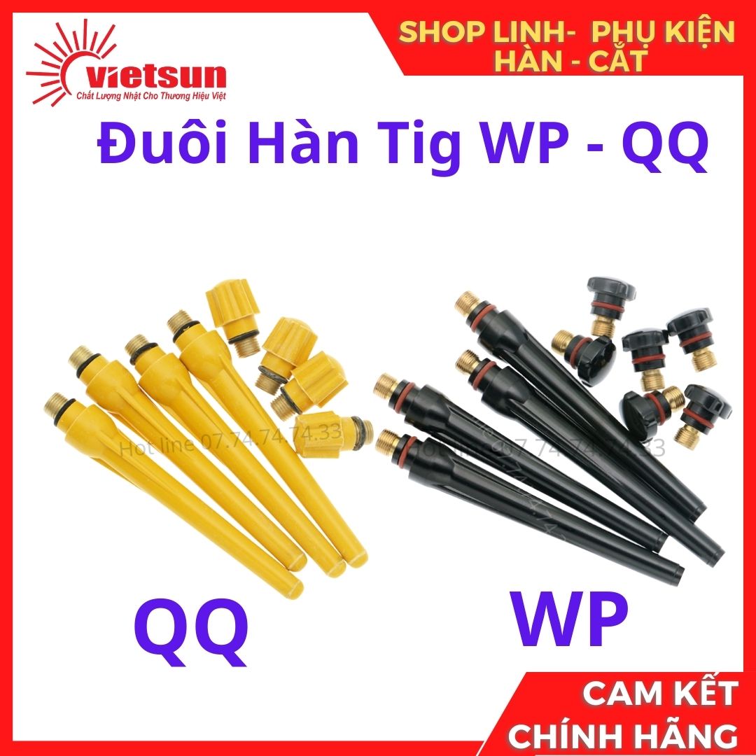 Đuôi hàn tig ngắn - dài các của các loại súng hàn tig wp - qq