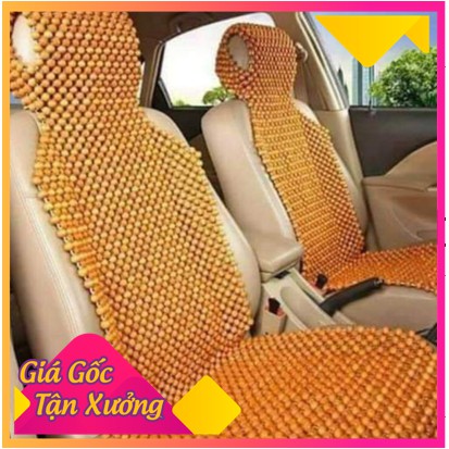 Áo Ghế Hạt Gỗ Thông Loại 1, Giúp Thông Thoáng, Massage, Giảm Cảm Giác Mệt Mỏi Khi Lái Xe