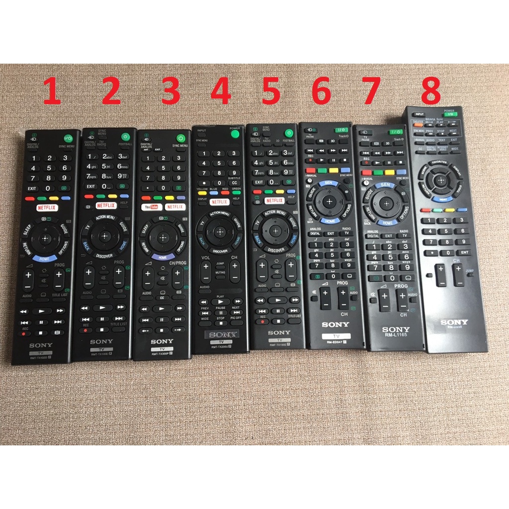 Remote điều khiển tivi Sony các loại LCD/LED/Smart Các loại