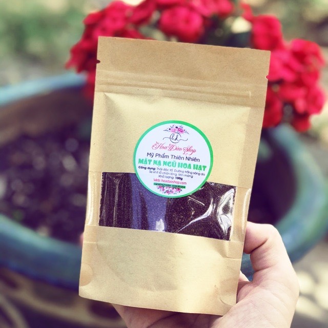 100g hạt Ngũ Hoa nguyên chất (hạt Đình Lịch) Bột đắp mặt dưỡng da