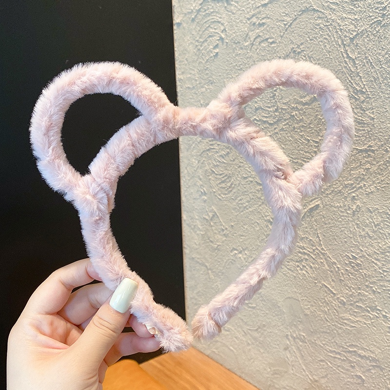 Bờm Tóc Lông Tai Thỏ Gấu Dễ Thương Cute Phong Cách Hàn Quốc