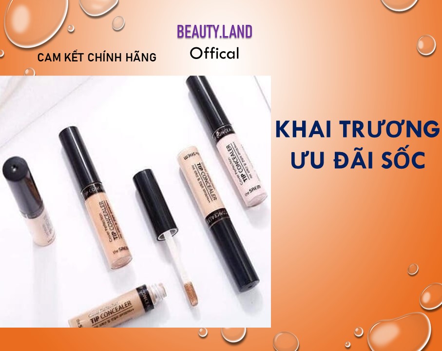 [Thanh lý] Kem che khuyết điểm The Saem Cover Perfection Tip Concealer (6.5g)