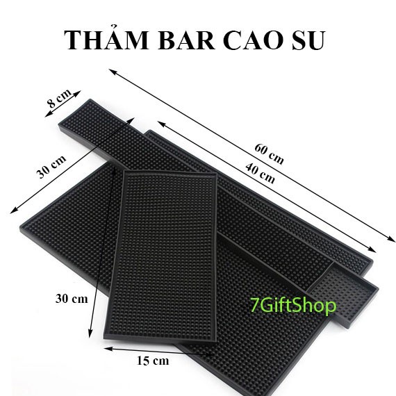 [HCM]Thảm Lót Cao Su Quầy Bar, Thảm bar pha chế, Thảm bar cao su chống trượt cao cấp (Rubber Bar Mat) 7giftshop