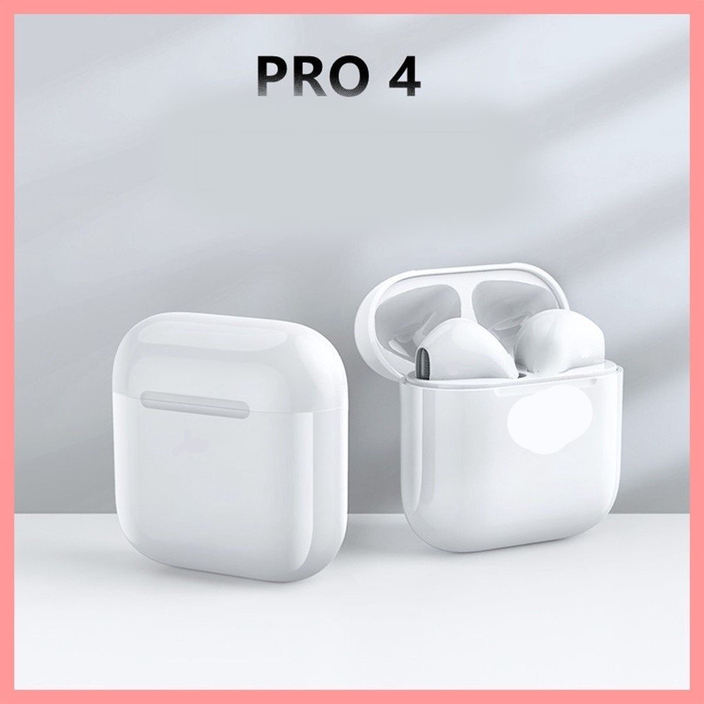 Tai nghe bluetooth không dây Inpods PRO 4 - Phiên bản cao cấp - Chất âm tốt, âm bass rõ, mang lại cảm giác phiêu trên từng nốt nhạc - BẢO HÀNH 1 ĐỔI 1