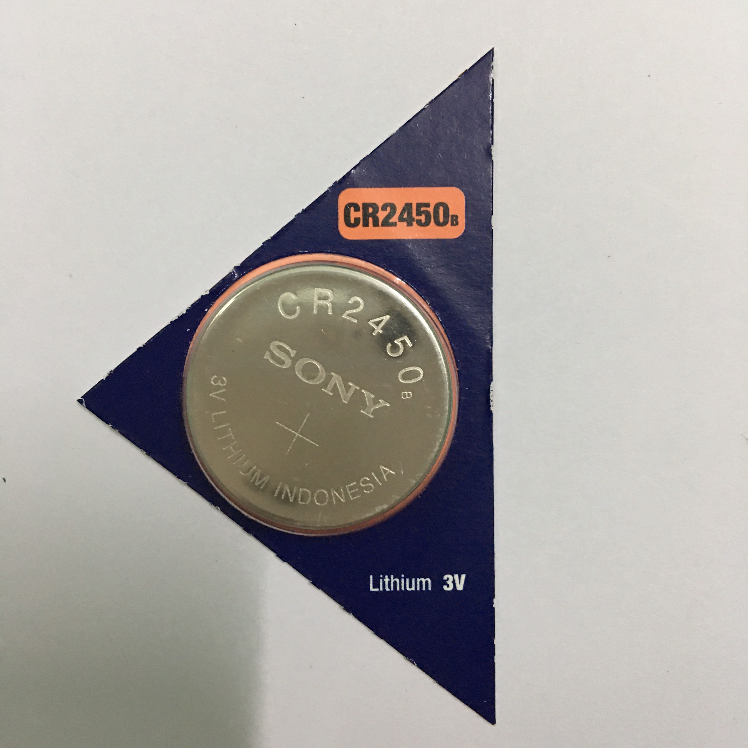 Pin cr2450 sony lithium 3v vỉ 1 viên