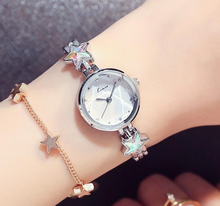 Đồng hồ nữ dây kim loại Kimio 6201
