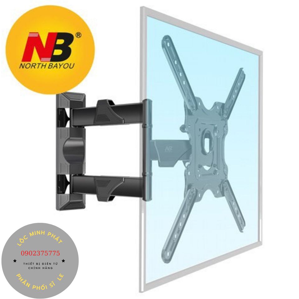 Giá Treo Tivi Góc Xoay Nhập Khẩu North Bayou P4 (32-55inch)