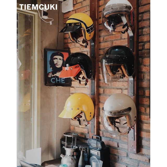 Mái che visor kraft helmet - nhiều màu - tiệm cũ kĩ