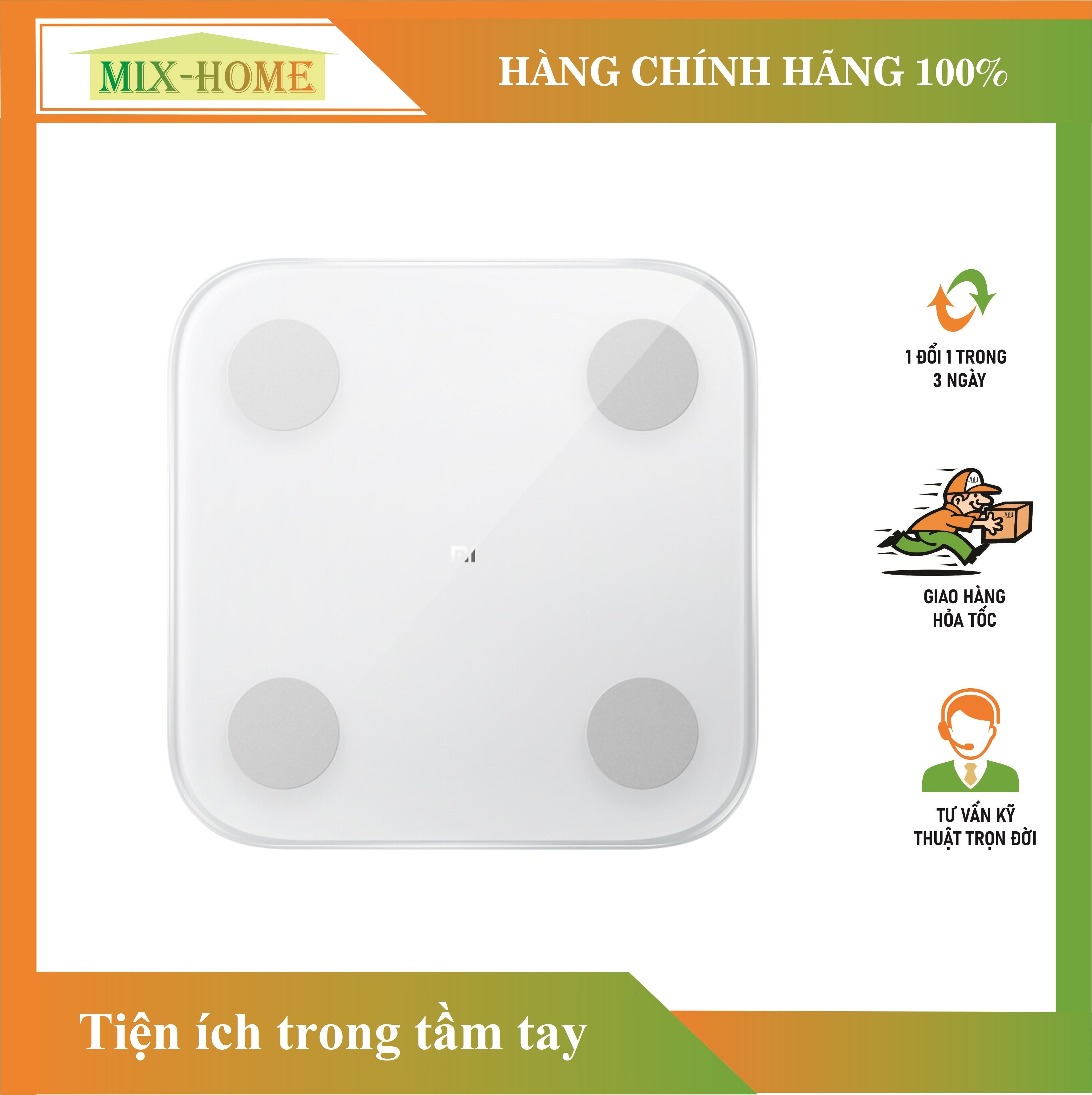 Cân điện tử thông minh Xiaomi Body Fat 2 - BH 3 tháng