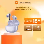 Tai nghe Bluetooth Redmi Buds 6 Pro | Âm chuẩn Hi-Res Audio,LDAC | 5 Chế độ nghe | Công nghệ chống ồn, nghe gọi rõ
