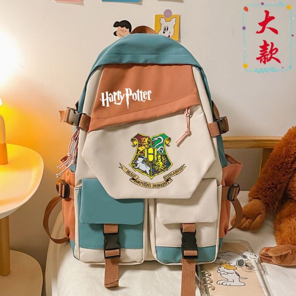 Ba lô thời trang hàn quốc in hình logo phim harry potter độc đáo