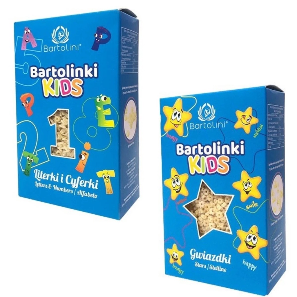 Mì nui rau củ cho bé hình ngôi sao - chữ cái và số 250gr