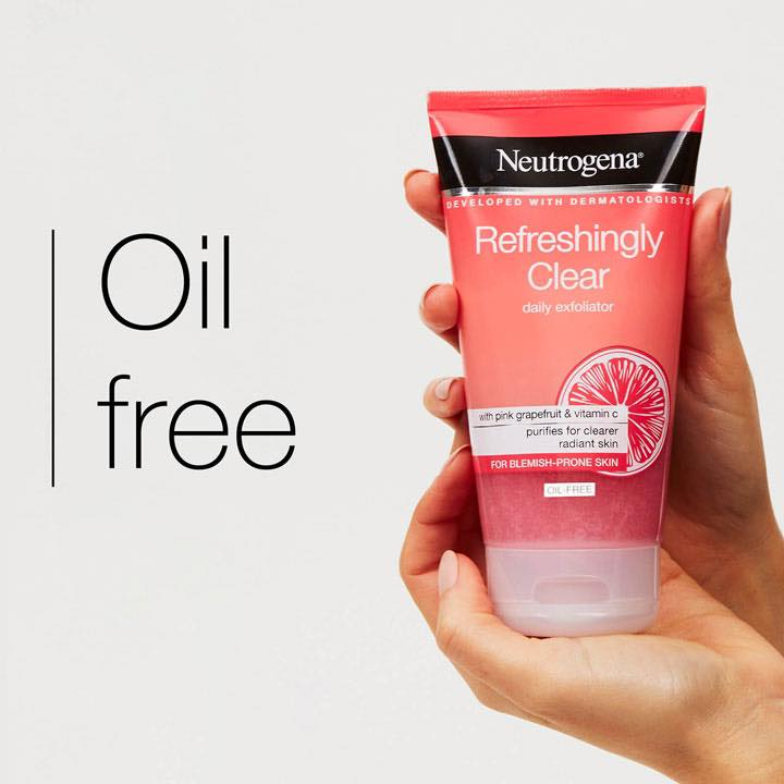Sữa rửa mặt Tẩy da chết Neutrogena Purete pamplemousse gel Exfoliator 150ml