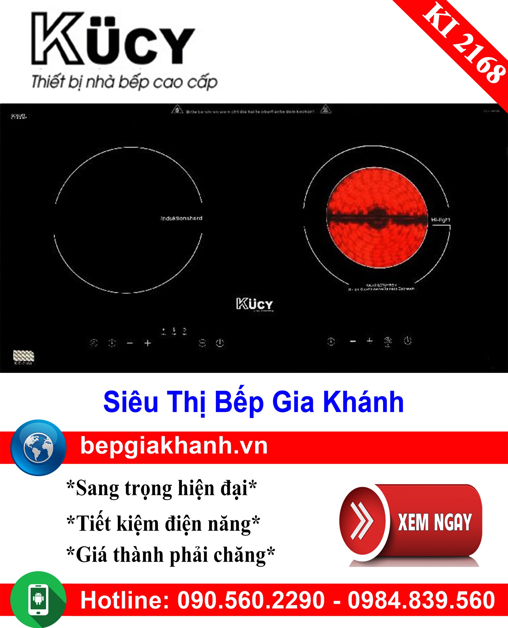 [HCM]Bếp từ kết hợp hồng ngoại Kucy KI 2168, bếp từ, bếp điện từ, bếp từ đôi, bếp điện từ đôi, bếp từ giá rẻ, bếp điện từ giá rẻ, bếp từ đơn, bep tu don, bep tu