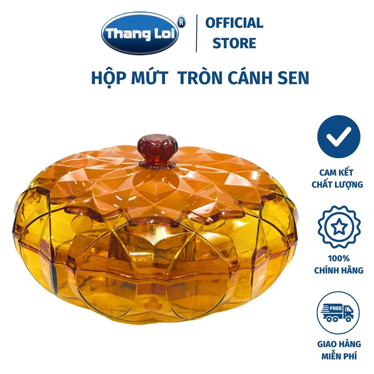 Hộp mứt tết Thắng Lợi Hộp mứt Tròn