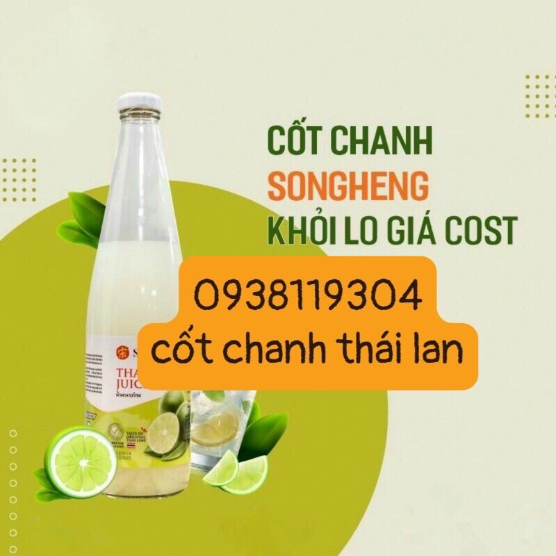 Cốt chanh thái lan songheng 700ml Chuyên Pha Chế Quán Trà Sữa_NGUYÊN LIỆU PHA CHẾ MAI NGUYÊN