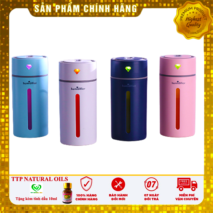 Máy Xông Tinh Dầu Ô Tô Đa Năng, Phun Sương khuếch tán tiết kiệm điện, dung tích 250ml
