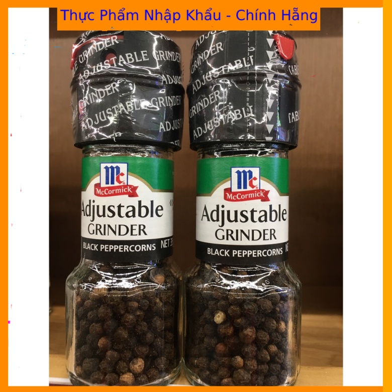 Gia vị hạt tiêu nhập khẩu thương hiệu Mccormick 35g
