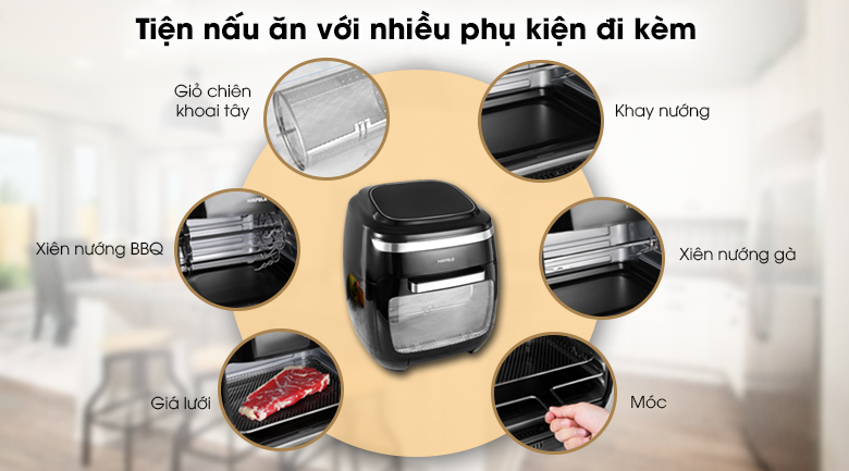 Nồi Chiên Không Dầu Hafele AF-602A 11 Lít – Hàng Chính Hãng- Mới 100%