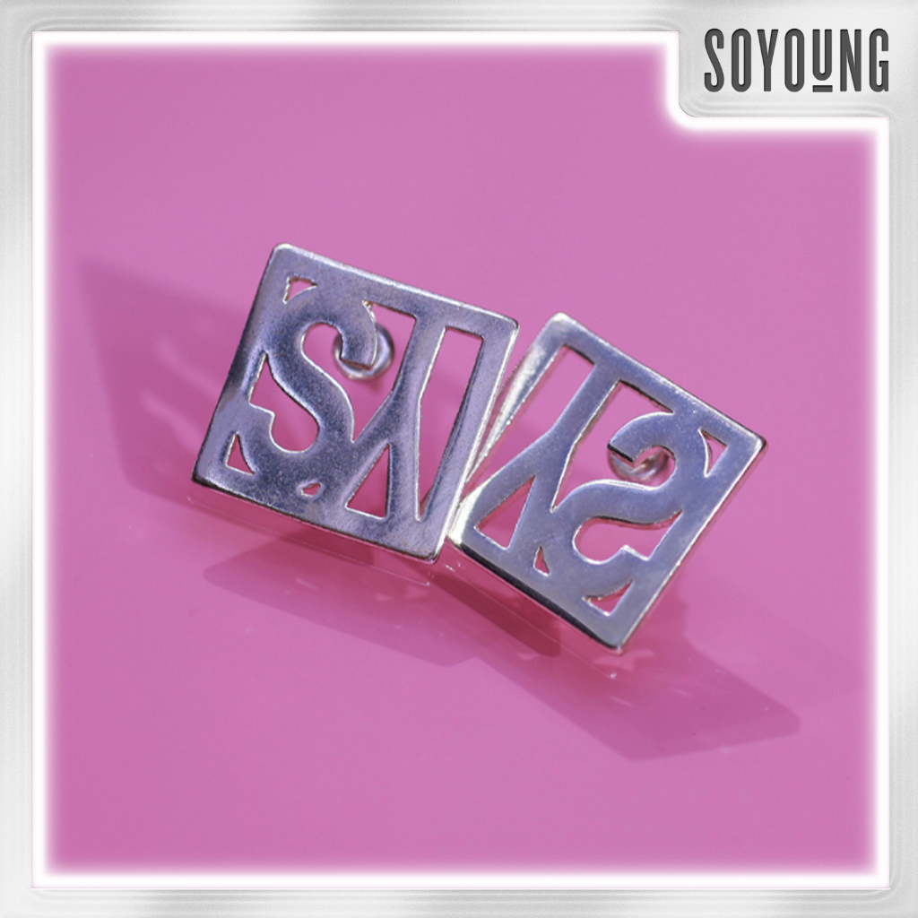 Khuyên tai đồng vàng mạ bạc soyoung - ktsy210506mb