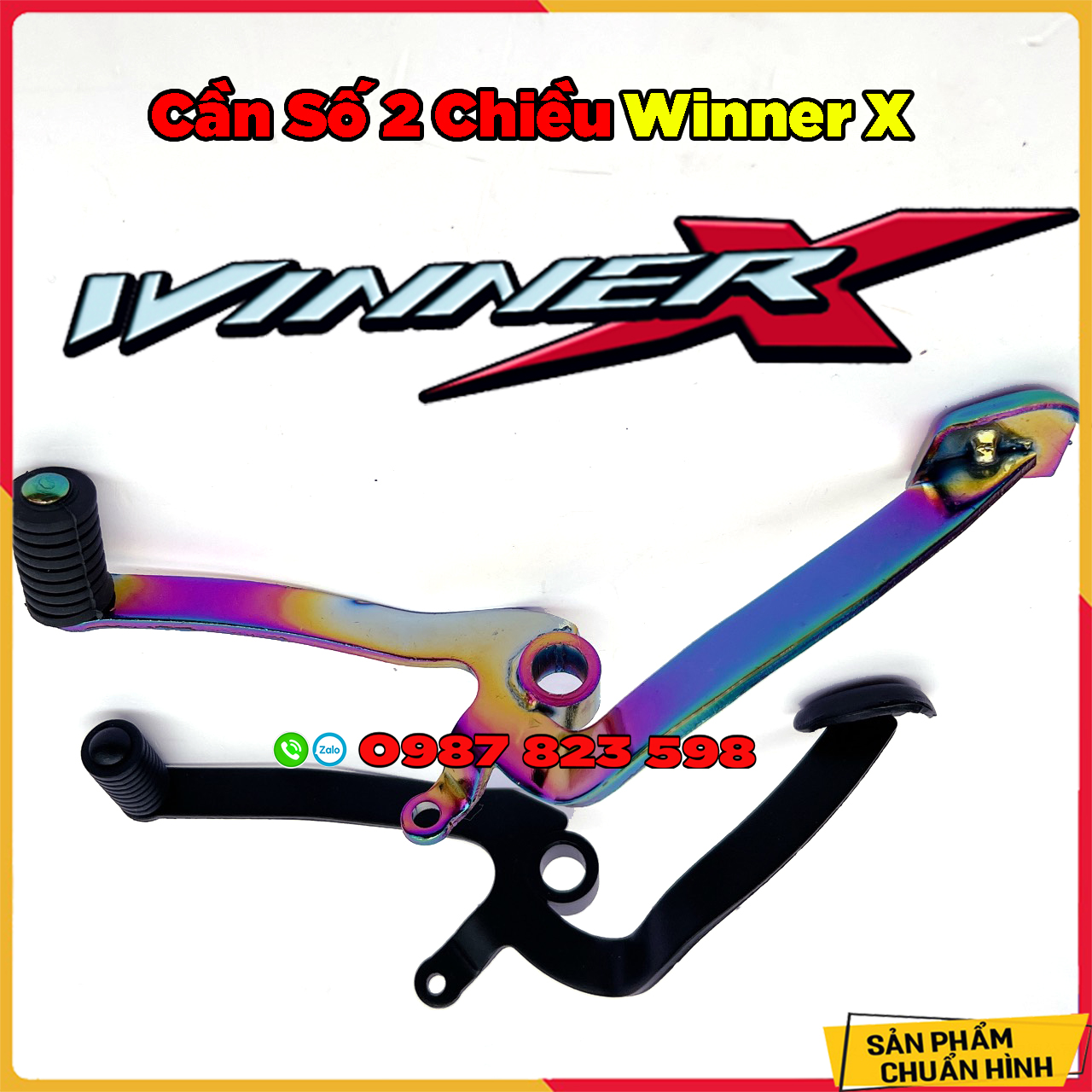 Cần số 2 chiều winner x 2019 - 2022 - cần số winner x cao cấp - cần số win x _ inox xi titan - sơn đen tĩnh điện